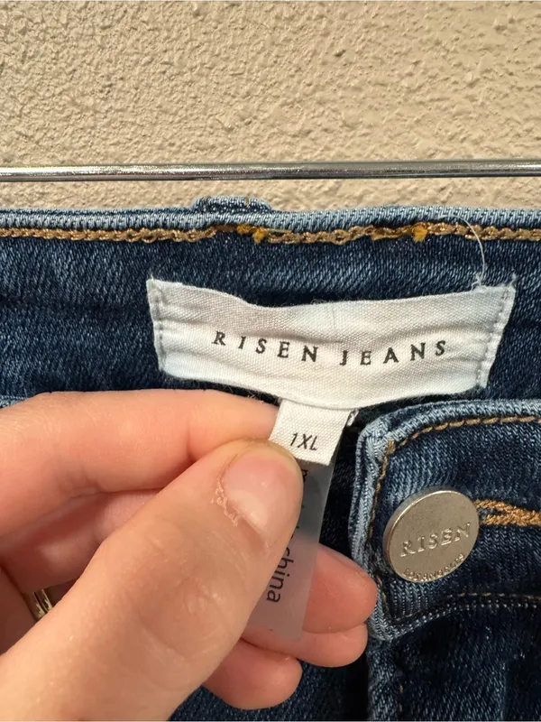Risen Straight Leg Jean Blue Size 1X - Image 5