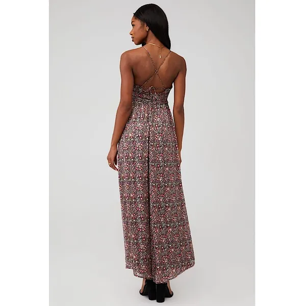 NEW For Love & Lemons Joelle Floral Maxi Dress M - Image 14