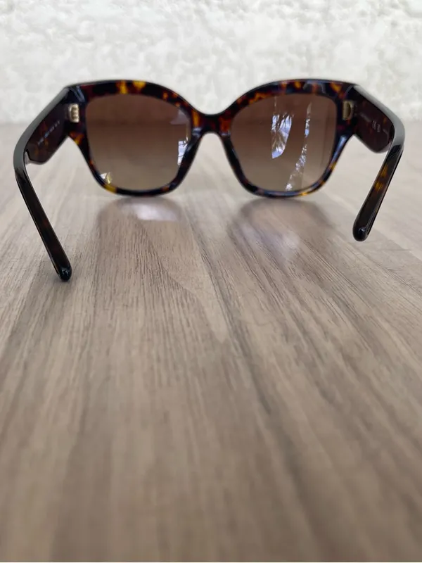 Tory Burch Tortoiseshell Cat-Eye Sunglasses with Brown Gradient Lenses - Image 13
