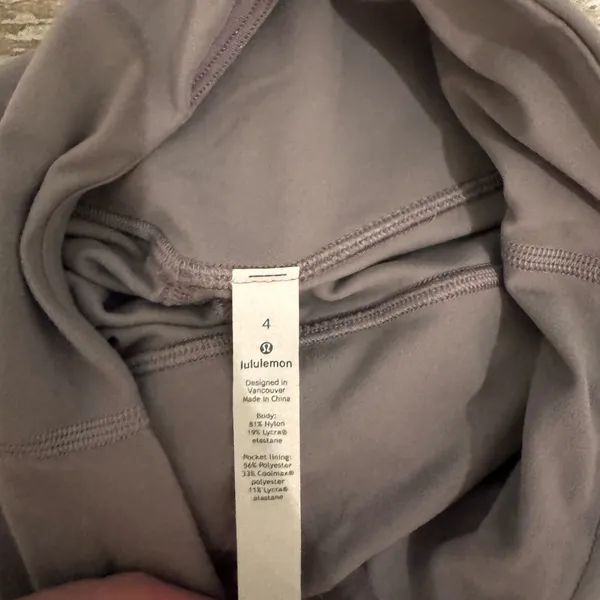 Lululemon Align High-Rise Leggings Twist Waist Full Length Violet Verbena Size 4 - Image 4