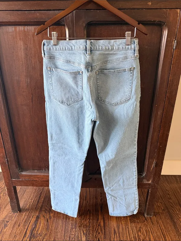 J. Crew Light Wash Faded '96 Straight Leg Jeans Size 28 - Image 3