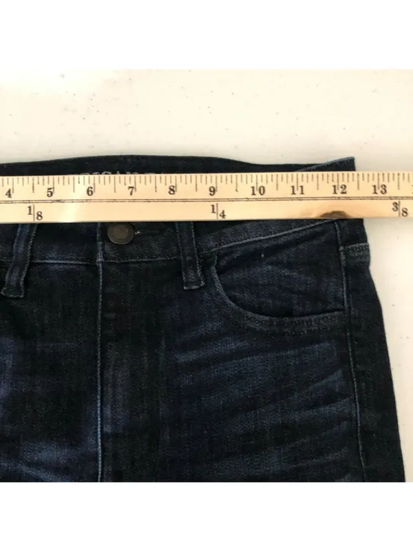 American Eagle Jeans Super Hi-Rise Jegging Dark Wash Next Level Stretch 2 Short - Image 6
