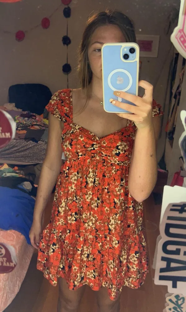 Free People Floral Dress - Image 3