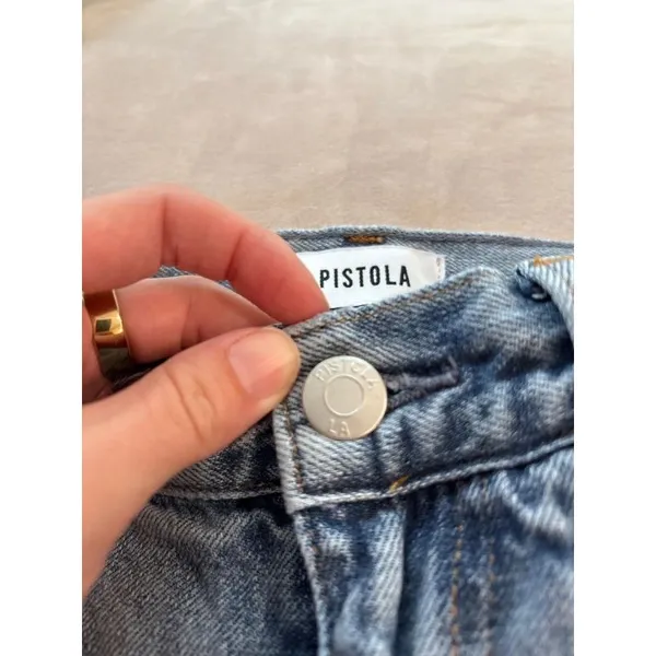 Pistola light wash distressed denim jeans - Image 2