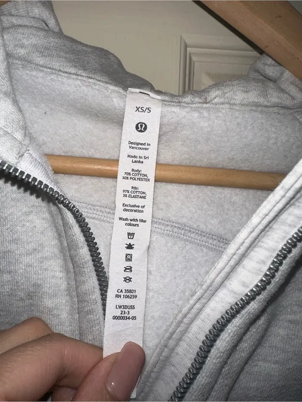 Lululemon Scuba Oversized 1/2 Zip Hoodie size XS/S - Image 6