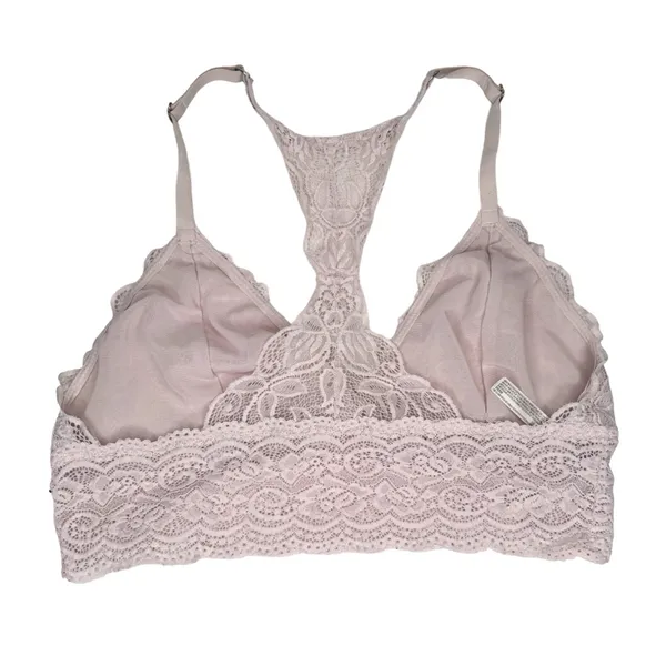 Free People Lace Blush Pink Bralette Sz S - Image 2