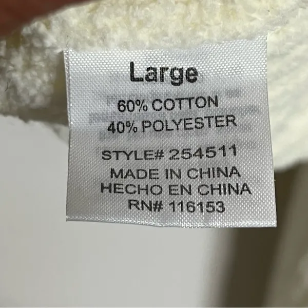 Women’s Warm & Cozy‎ Lifestyle Sweater Soft Lightweight Chunky Size Large V Neck - Image 7