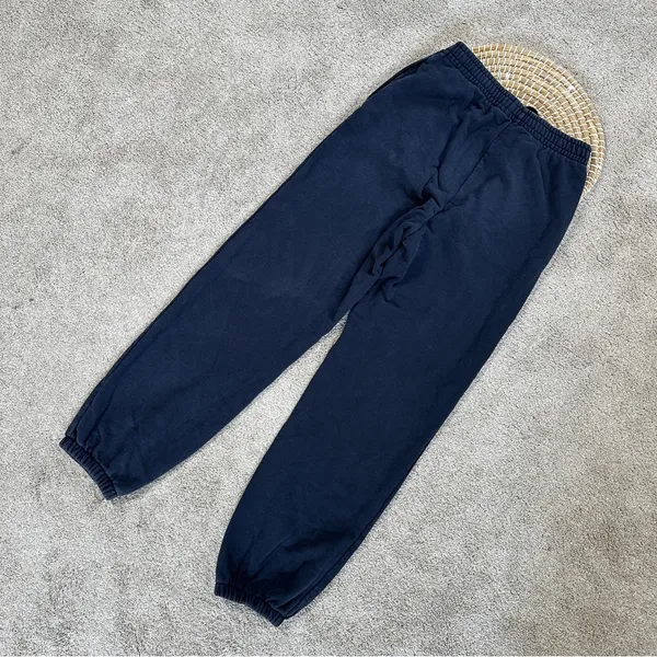 Uniqlo Women’s Washed Jersey Jogger Pants Pull On Loungewear in Navy Size S - Image 6