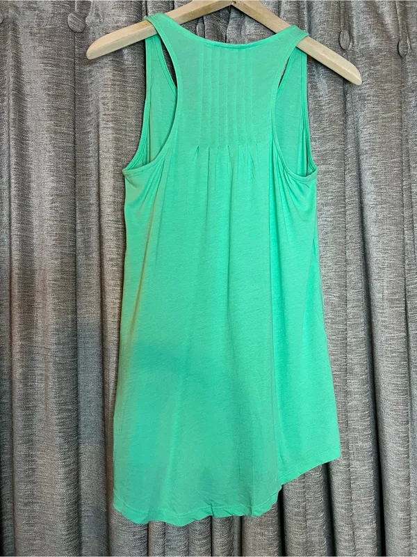 Southern Tide Green Sleeveless Scoop Neck Racerback Tank Top Size Small - Image 9