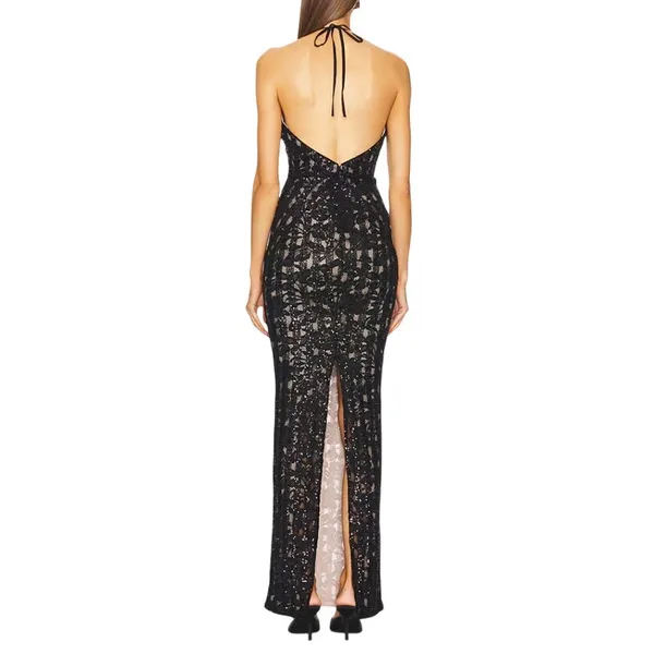 Michael Costello x REVOLVE Monique Gown in Black, Size XS - Image 2