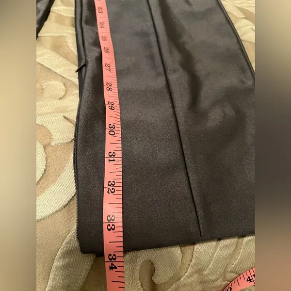 Good American Scuba Trousers Gray, size 2/26 NWOT, zipper to waist & hem - Image 9