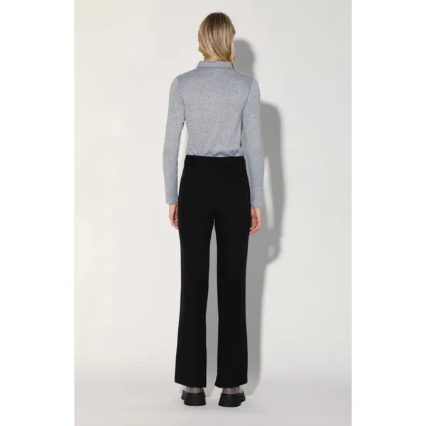 Walter Baker Atlas Wide Leg Pants Black Trouser Minimalist Office Slit Small NWT - Image 4