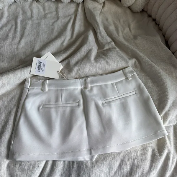 Peppermayo Mini Skirt White - Image 2
