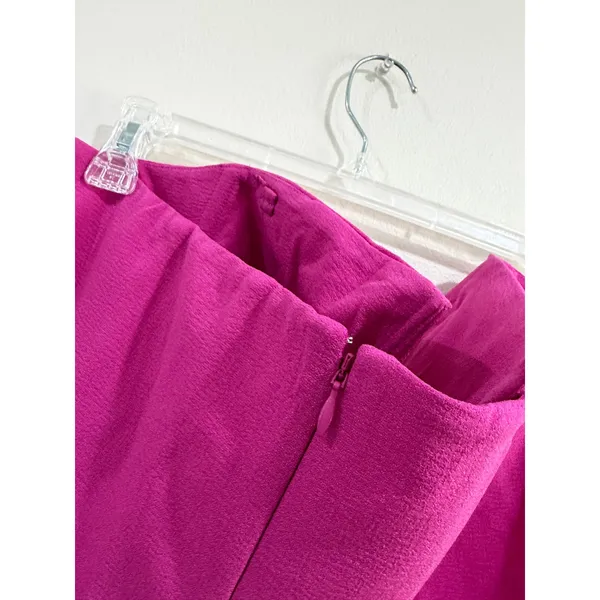 Dress The Population Perla Strapless V-Neck Midi Dress Bright Fuchsia XXL NWT - Image 6