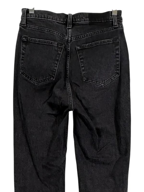Abercrombie Fitch Dad High Rise Jeans Crossover V Waist Size 25 - Image 7