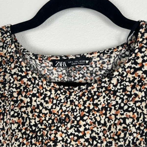 ZARA‎ Short Sleeve Dress Sz L - Image 5