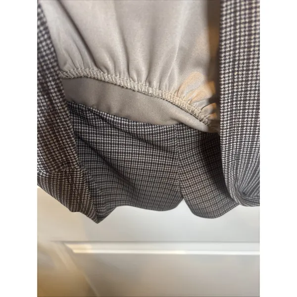 Windsor Sweet Plans Plaid Strapless Romper Large Ruched Bodice Tiered Skirt Y2K‎ - Image 4