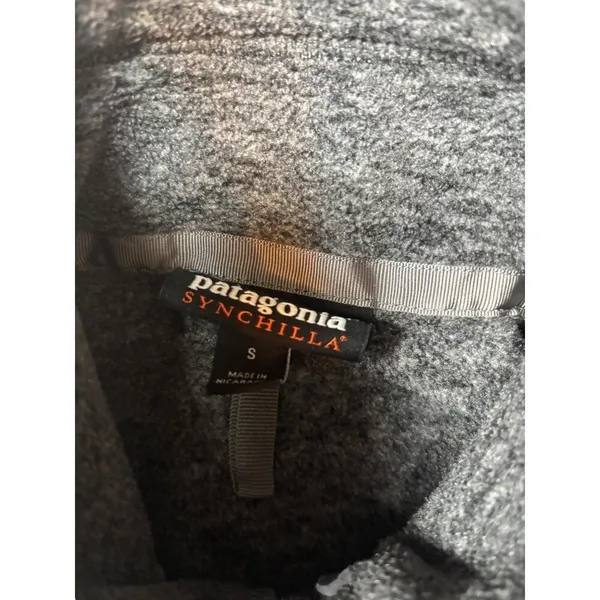 Patagonia Synchilla Womens Small Gray Fleece Pullover - Image 3