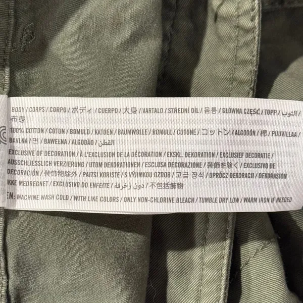 Abercrombie Cargo Pants Green Utility Hiking Outdoor Workwear Gorpcore 14 32 - Image 3