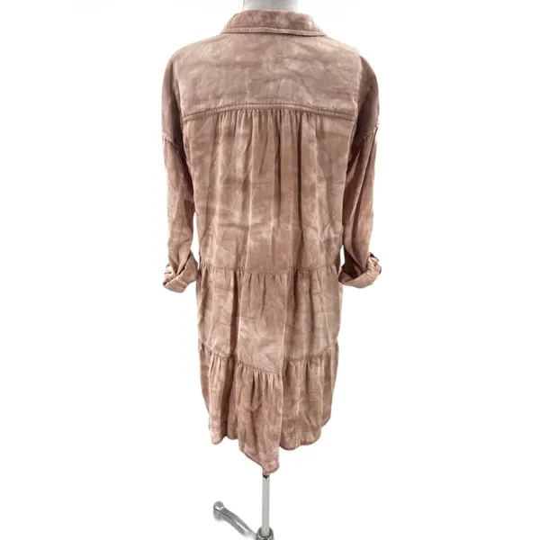 Anthropologie Pilcro Tie-Dye Utility Mini Dress Sz‎ S - Image 4
