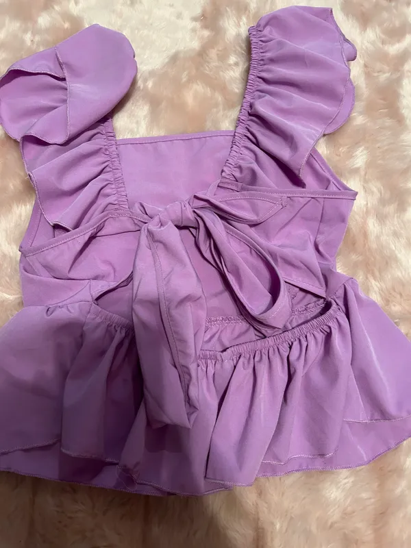 Crop Top Purple Size XS - Image 2