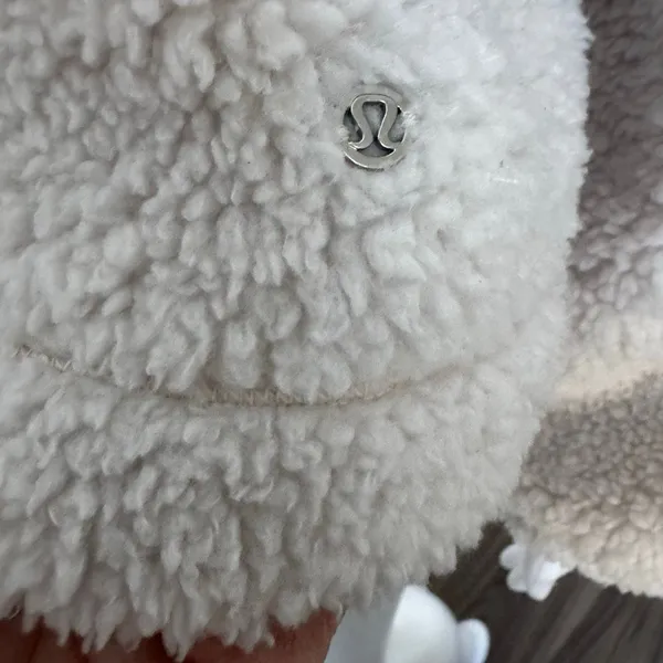 Lululemon Cinchable Fleece Zip-Up Sherpa Teddy Jacket Size 4 - Image 8