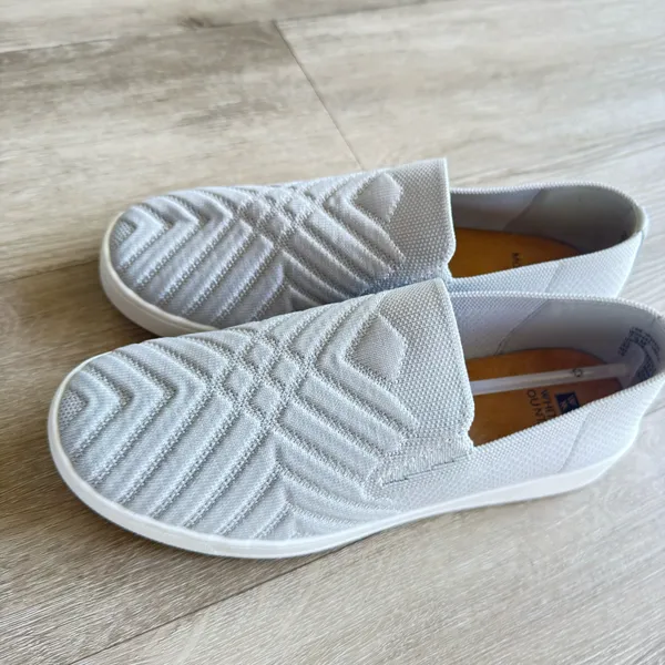 White Mountain Light Blue Slip-On Sneakers - Image 8
