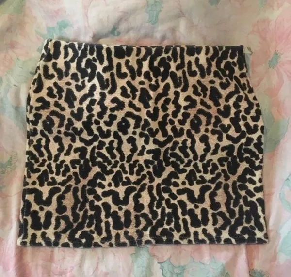 cheetah print bodycon skirt - Image 3