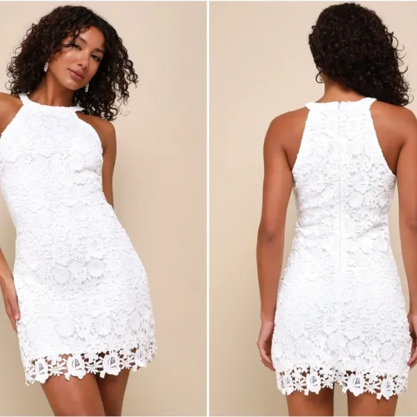 LULUS Sexy Floral Bachelorette Engagement Bridal Shower Honeymoon Brunch Mini - Image 4