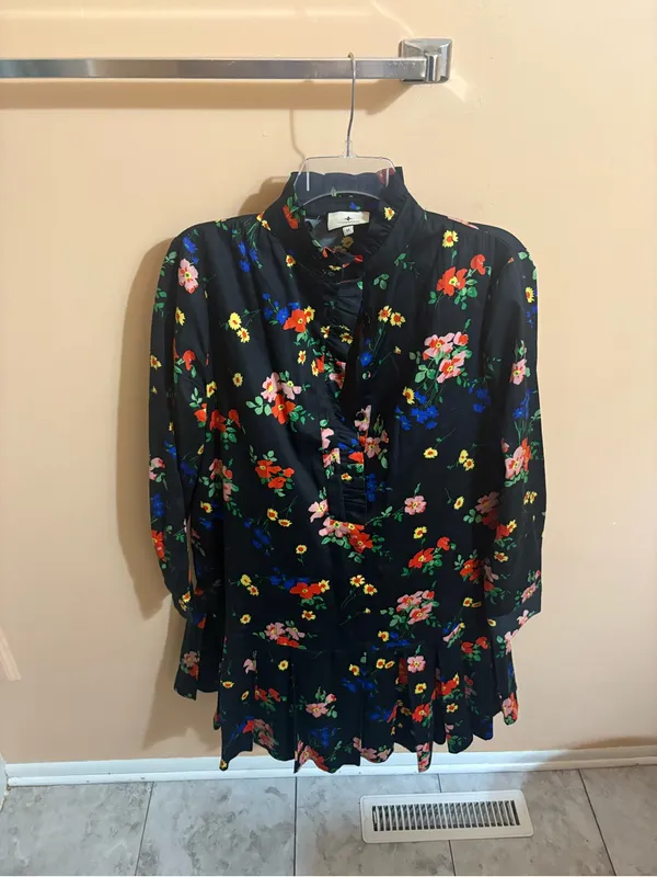 Tuckernuck After Light Amaryllis Tate Dress in Black Floral - Image 4