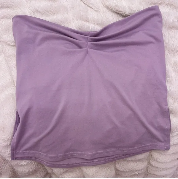Amazon purple strapless top - Image 3