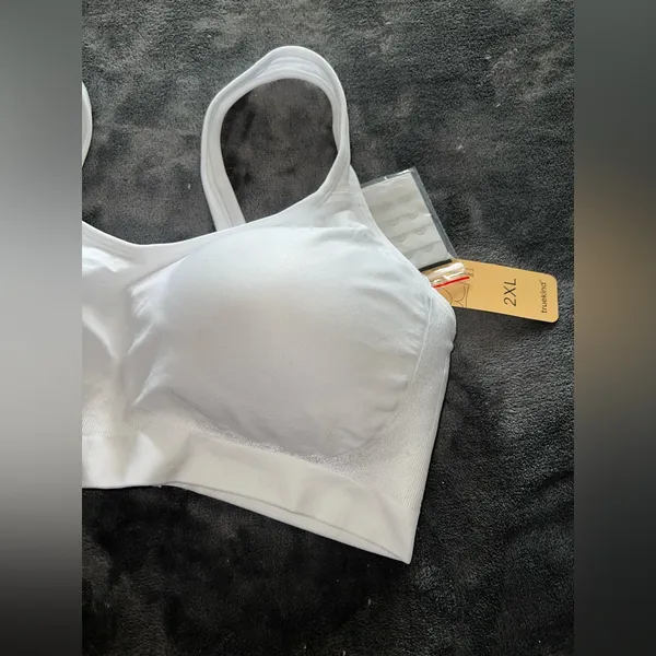 Truekind Daily Comfort Wirefree Shaper Bra in White Size 2XL New with tags - Image 7