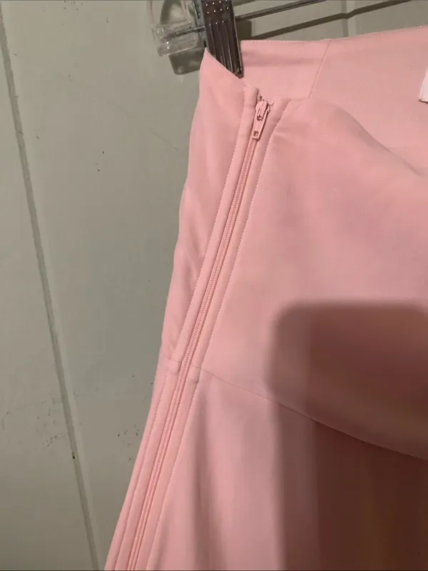 Birdy Grey One-Shoulder Blush Pink Bridesmaid Dress - Image 5