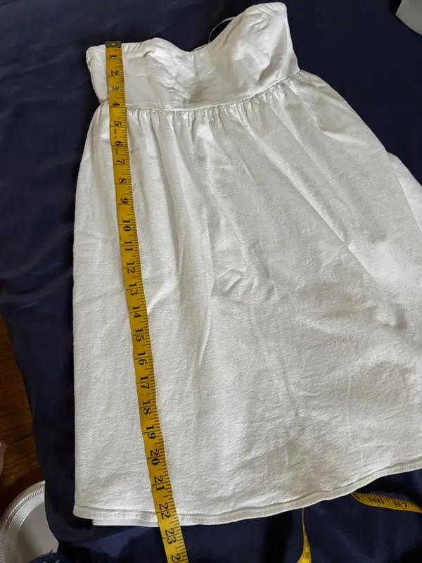 Princess Polly Strapless White Mini Dress - Image 10