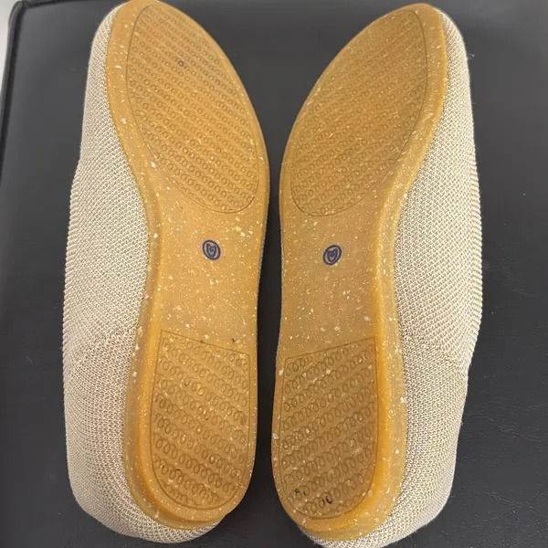 Rothy's The Flat in Light Gold Metallic - Image 13