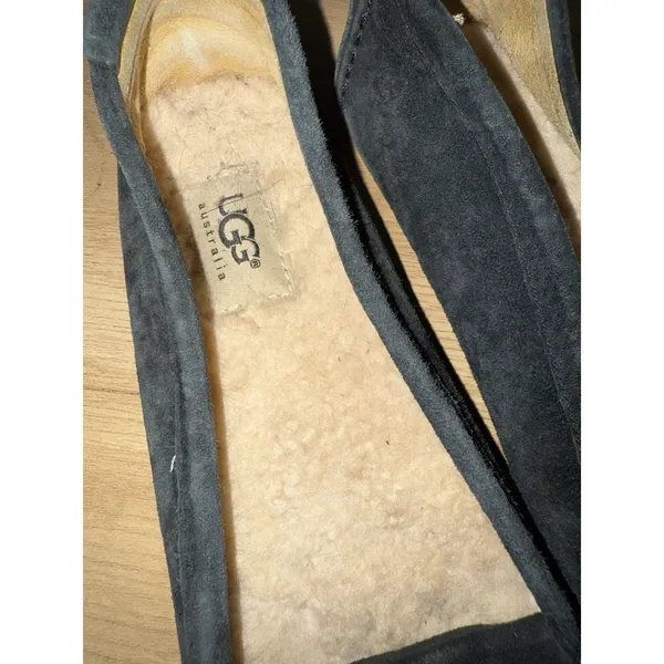 UGG 1949 Driving Loafer Suede Sheepskin Kiltie Moc Toe US Sz 8.5 F‎ - Image 3