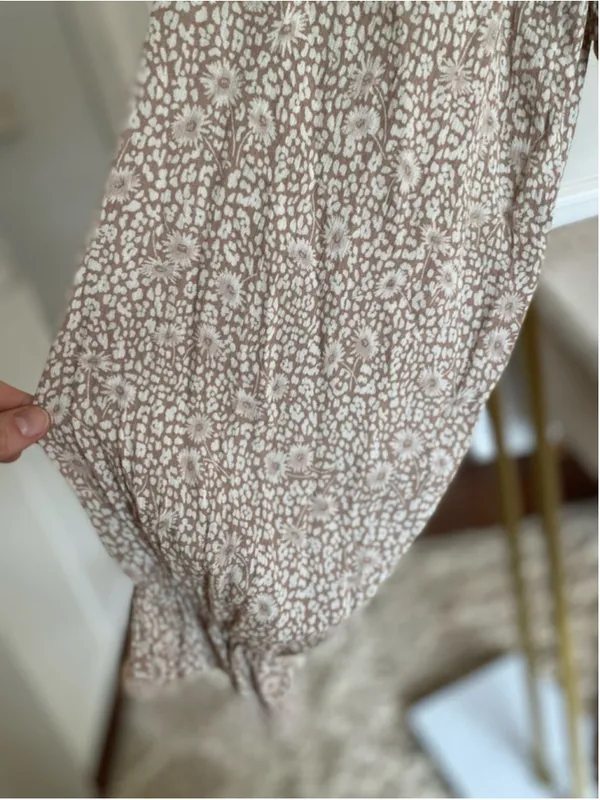 Altar’d State Floral Smocked Mini Dress M Romantic Cottagecore Prairie Feminine‎ - Image 5
