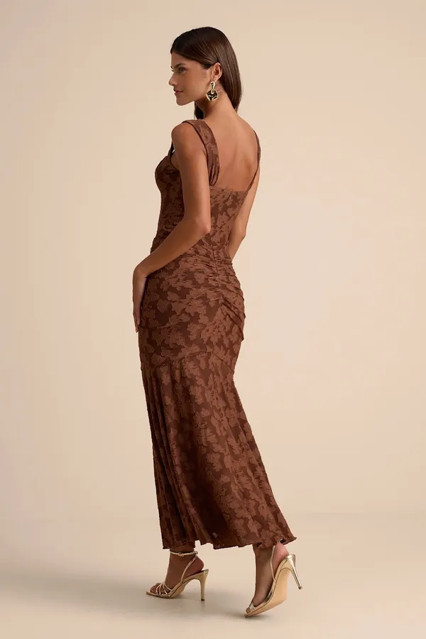 Brown Lulus Dress - Image 2