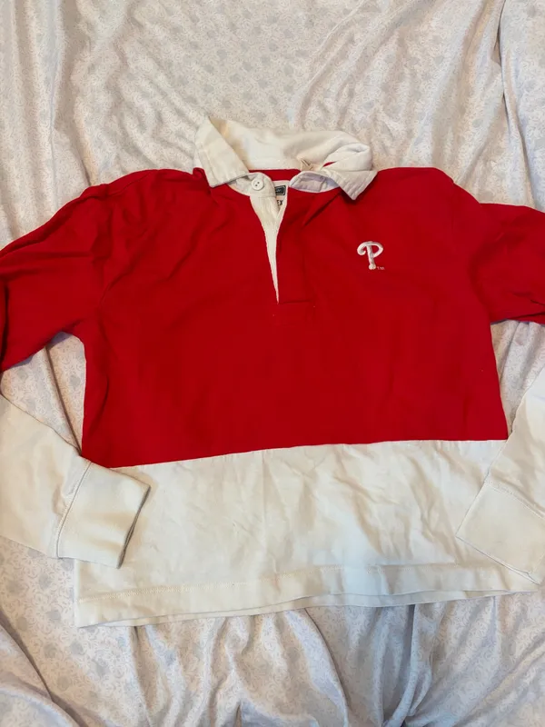 tailgate Phillies red and white long sleeve shirt - Image 3
