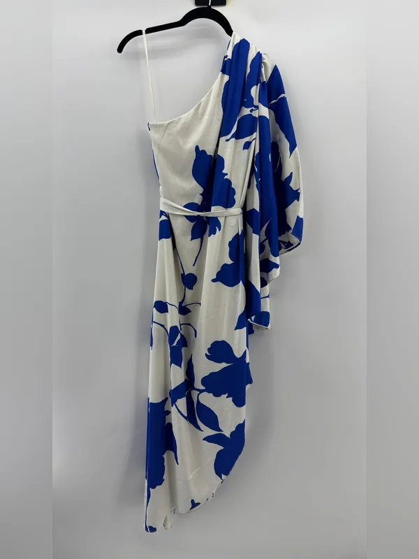 HUTCH Stretch Satin One-Shoulder Maxi - Image 5