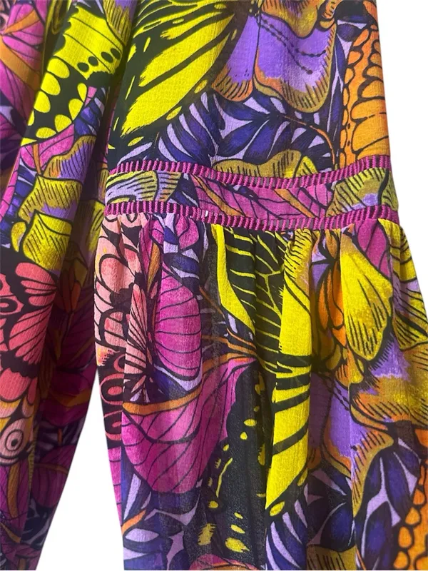 Anthropologie Alexandra Farmer Puff-Sleeved Blouse Top Size XS - Image 7