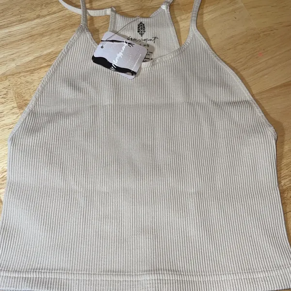 FP Movement Cropped Run Tank Sandshell M/L BNWTS - Image 3