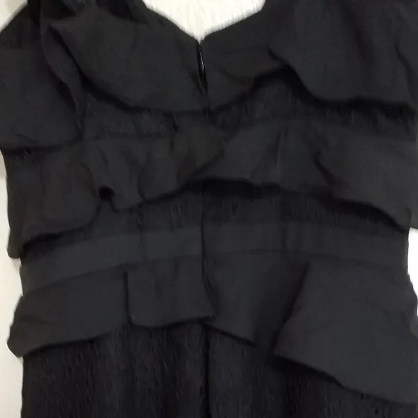 Bardot Mini Dress Cocktail Layered Sleeveless Sz 4 - Image 4
