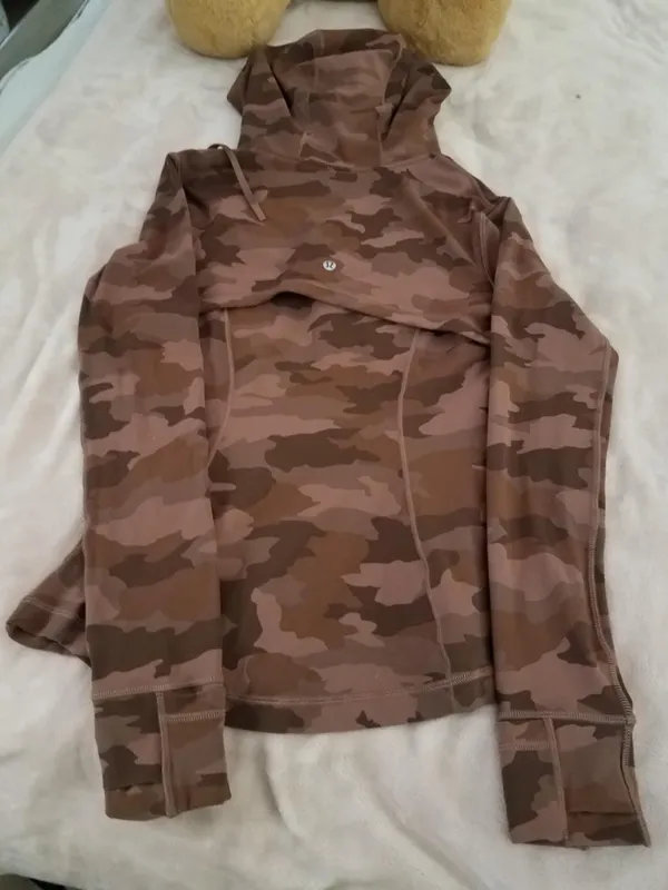 Lululemon Hooded Define Jacket Nulu Size 6 Camo Roasted Brown Hoodie - Image 7
