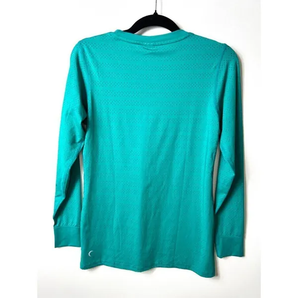 ZYIA‎ long sleeve teal top women’s medium - Image 6
