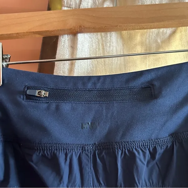 Madewell MWL Running Athletic Shorts‎ Activewear Twilight Navy Blue Size XL - Image 6