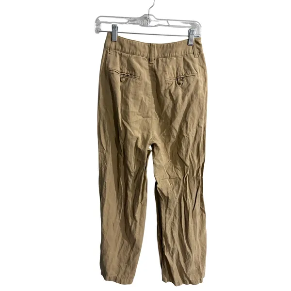 Madewell The Harlow Wide Leg Pant Women’s 00 Seed Khaki Tan NG521 - Image 3