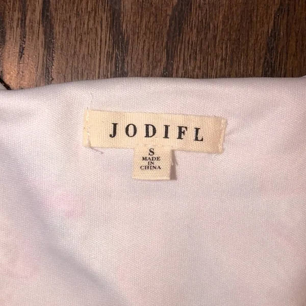 Jodifl pink paisley dress size small - Image 3