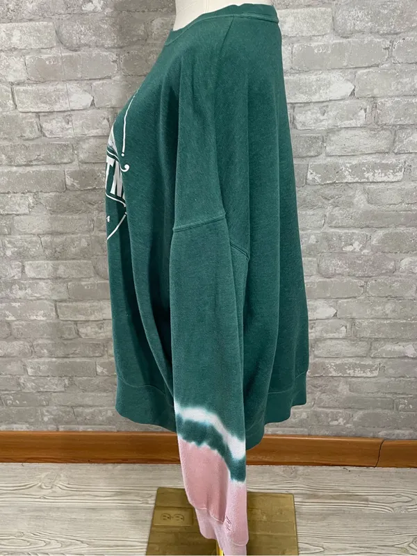 PINK Victoria's Secret Great Smokey Mountains Green Sweatshirt - Image 2