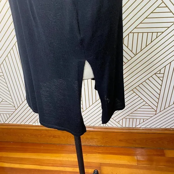 Jarbo Black‎ Merino Flared Sleeve Sweater Dress - Image 8